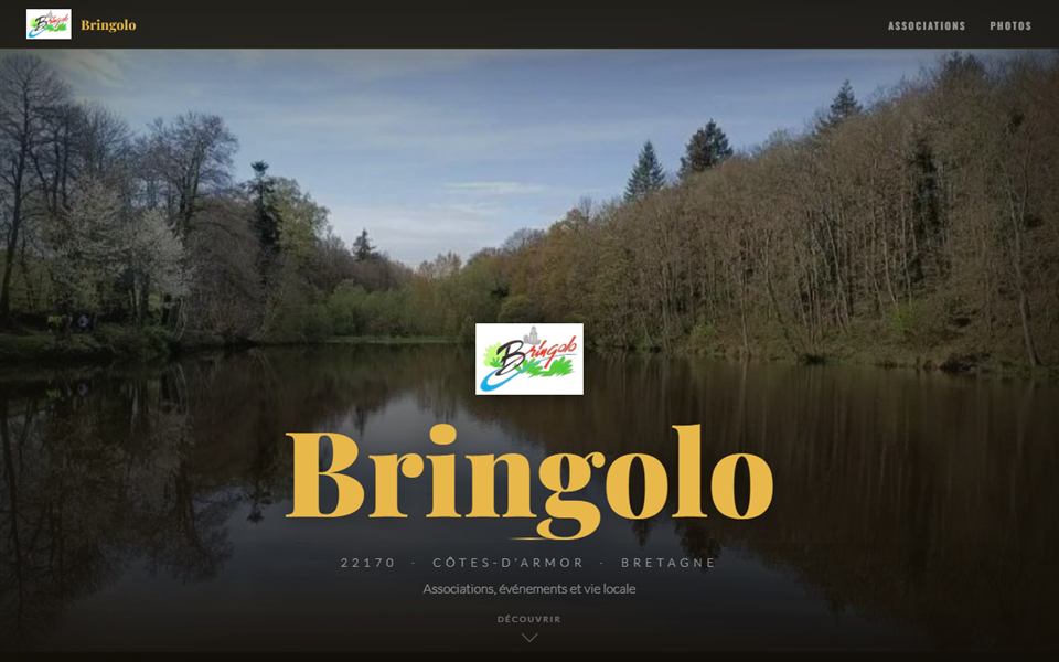 Page d'accueil du site bringolo-asso.bzh